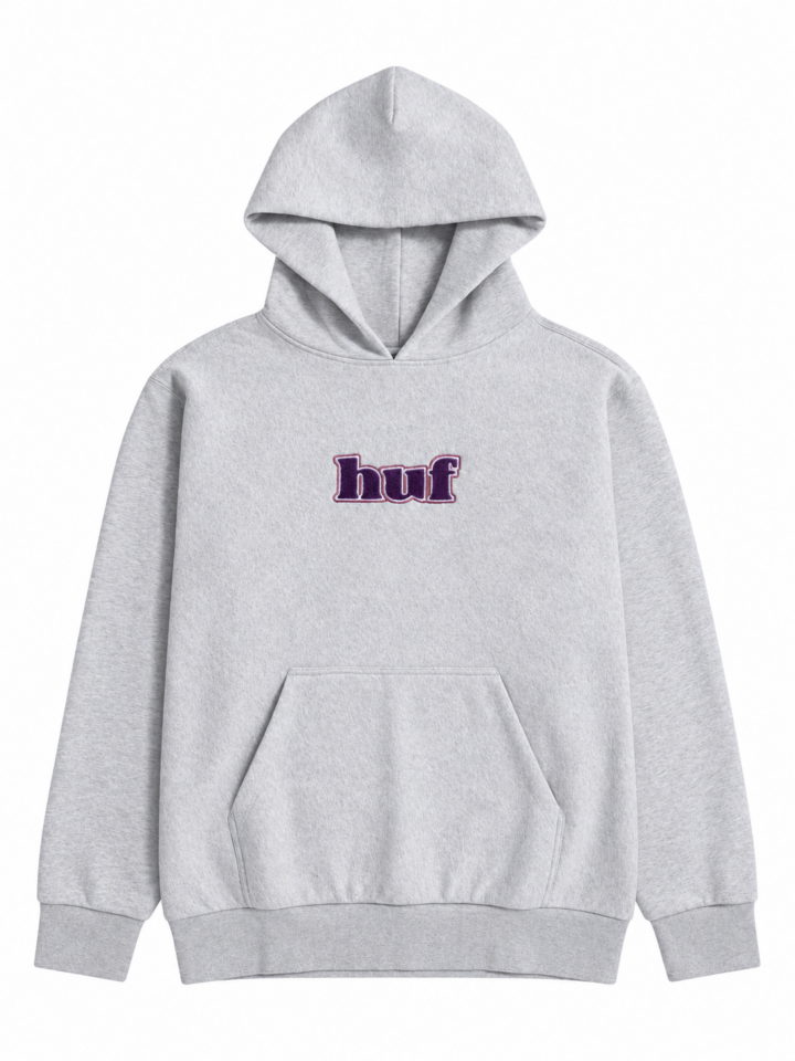 Light Heather Grey Pullover Hoodie