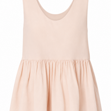 Women's Casual Top with Round Neck and Short Sleeves